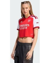 adidas Originals - Arsenal Fc 26/27 Home Cropped Jersey - Lyst