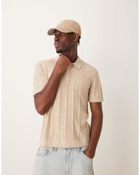 Abercrombie & Fitch - Gebreide Polo Met Strepen - Lyst