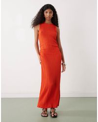Collusion - Fine Knit Sheer Maxi Dress - Lyst