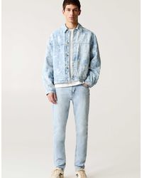 Pull&Bear - Jean slim - pâle - Lyst