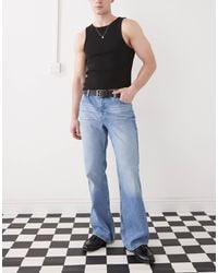 Reclaimed (vintage) - – ausgestellte bootcut-jeans aus denim - Lyst