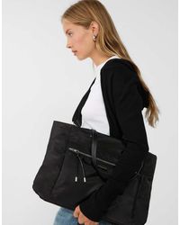 Stradivarius - Borsa Shopping Nera - Lyst