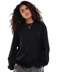 Weekday - Oversized Long Sleeve Top - Lyst