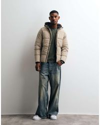 Blend - Gewatteerd Jack Met Capuchon En Rits - Lyst