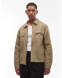 Vans - Chaqueta Caqui Claro Con Cremallera Mcavoy Station De - Lyst