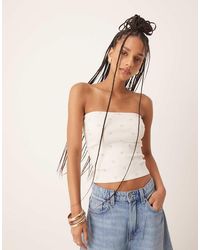 Gina Tricot - Bandeau Tube Top - Lyst