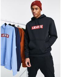 Levi's - Sweat à capuche avec logo encadré - Lyst
