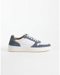 ASOS - Panelled Lace Up Trainers With Gum Sole - Lyst