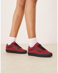 Vans - Old Skool Creeper Trainers - Lyst