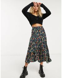 floral skirt topshop