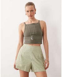 ASOS - Textured Pull On Flippy Shorts - Lyst