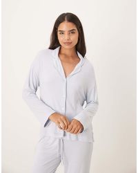 Gina Tricot - Mix And Match Soft Long Sleeve Pyjamas Shirt - Lyst