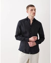 Mango - – relaxed-fit-hemd aus 100% leinen - Lyst