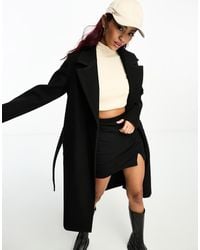 Vero Moda - Belted Formal Midi Coat - Lyst