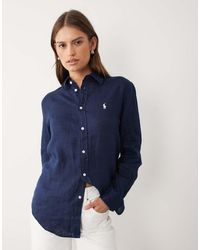 Polo Ralph Lauren - Classic Long Sleeve Linen Shirt - Lyst