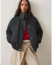 Bershka - Cable-Knit Embroidered Jacket - Lyst