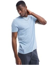 New Look - T-shirt girocollo azzurra - Lyst