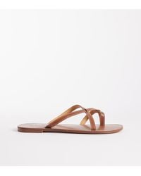 SEQWL Wide Fit - Strappy Flat Sandals - Lyst