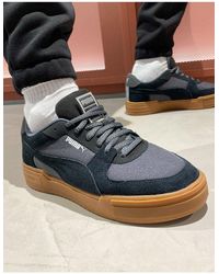 PUMA - Ca pro - sneakers scamosciate nere con suola - Lyst