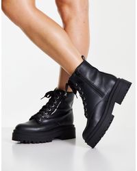 893817 Damen Stiefeletten Worker Boots Schnürstiefel New Look 893817 Damen Stiefeletten Worker Boots Schnürstiefel New Look