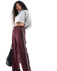 Only Petite - Side Panel Wide Leg Track Pant - Lyst