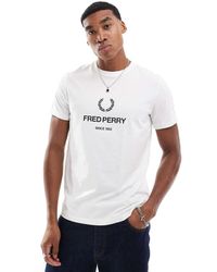 Fred Perry - Graphic T-shirt - Lyst