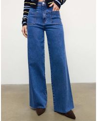 Stradivarius - Straight-fit Jeans With Pockets - Lyst
