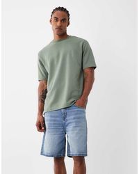 ASOS - Mid Length Denim Jorts - Lyst