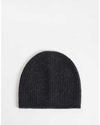 ASOS - Geribbelde Beanie - Lyst