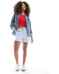 JJXX - Pantalones Cortos Azules A Rayas De Sirsaca De - Lyst