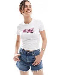 JJXX - Gigi - t-shirt court à imprimé babe - Lyst