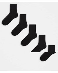 ASOS - 5 Pack Short Sport Socks - Lyst