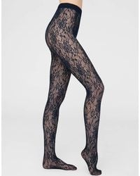 Calzedonia - Floral Lace Tights - Lyst