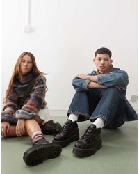 Dr. Martens - Cuero church quad botas - Lyst