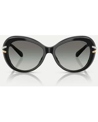 Swarovski - Butterfly Sunglasses With Lens - Lyst