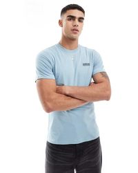 Barbour - T-Shirt Met Klein Logo - Lyst