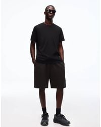 Bershka - Coordinated T-shirt And Shorts Set - Lyst