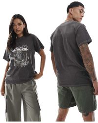 PRNT - Cosmic Cowgirl Front Print Washed T-Shirt - Lyst