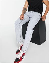 Nero 54 MODA UOMO Jeans NO STYLE Pull&Bear Jeggings & Skinny & Slim sconto 58% EU: 48 