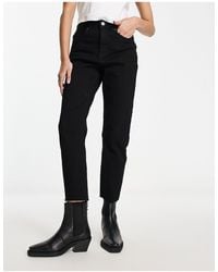 ONLY - – emily – knöchellange jeans mit hohem bund und geradem bein - Lyst