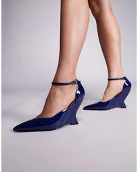 Public Desire - Mannequin Wedge Heel Pointed Shoes - Lyst