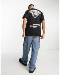 G-Star RAW - T-shirt oversize avec imprimé au dos - noir - Lyst
