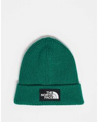 The North Face - Berretto Con Risvolto E Logo Squadrato - Lyst