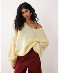 Jdy - Pull oversize réversible en maille - pastel - Lyst