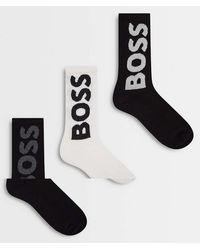 BOSS - Boss Bodywear 3-pack Sport Crew Socks - Lyst