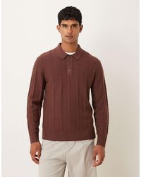 Abercrombie & Fitch - Long Sleeve Chest Logo Polo Neck Jumper - Lyst