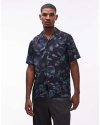 Paul Smith - Revere Collar Floral Printed Shirt - Lyst