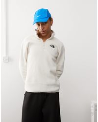 The North Face - Shispare 1/4 Zip Logo Fleece - Lyst