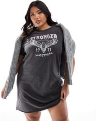 ONLY - – stronger – t-shirt-kleid - Lyst