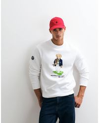 Polo Ralph Lauren - Wimbledon Capsule Classic Bear Print Sweatshirt - Lyst